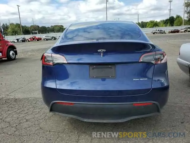 6 Фотография поврежденного автомобиля 7SAYGDEE2PF592137 TESLA MODEL Y 2023