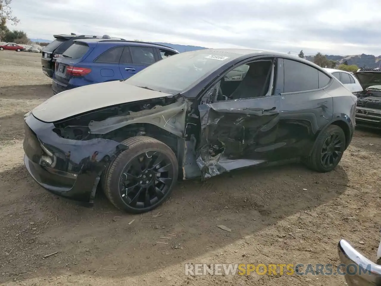 1 Photograph of a damaged car 7SAYGDEE2PF604240 TESLA MODEL Y 2023