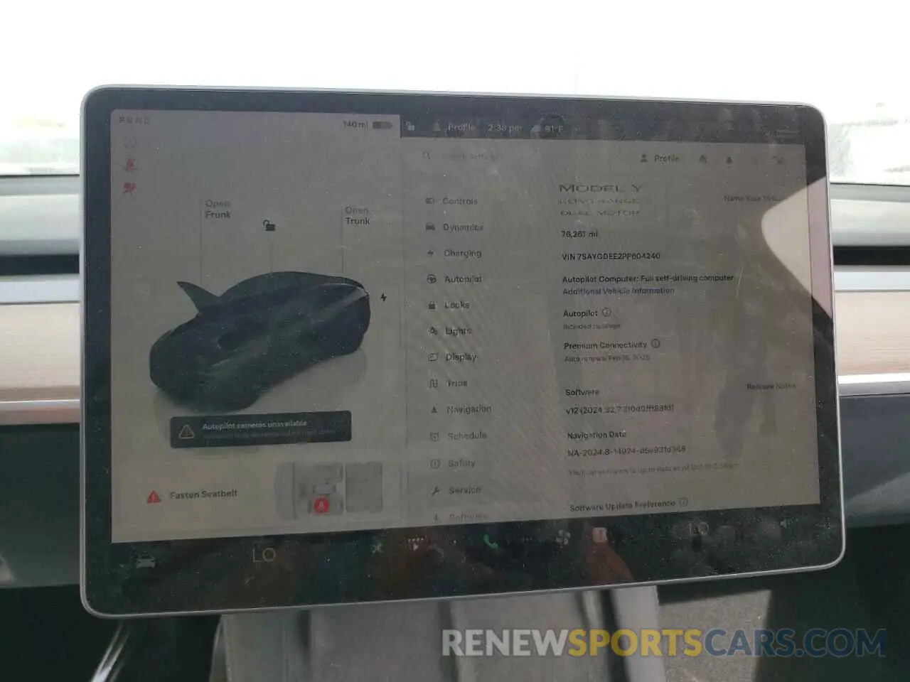 9 Photograph of a damaged car 7SAYGDEE2PF604240 TESLA MODEL Y 2023