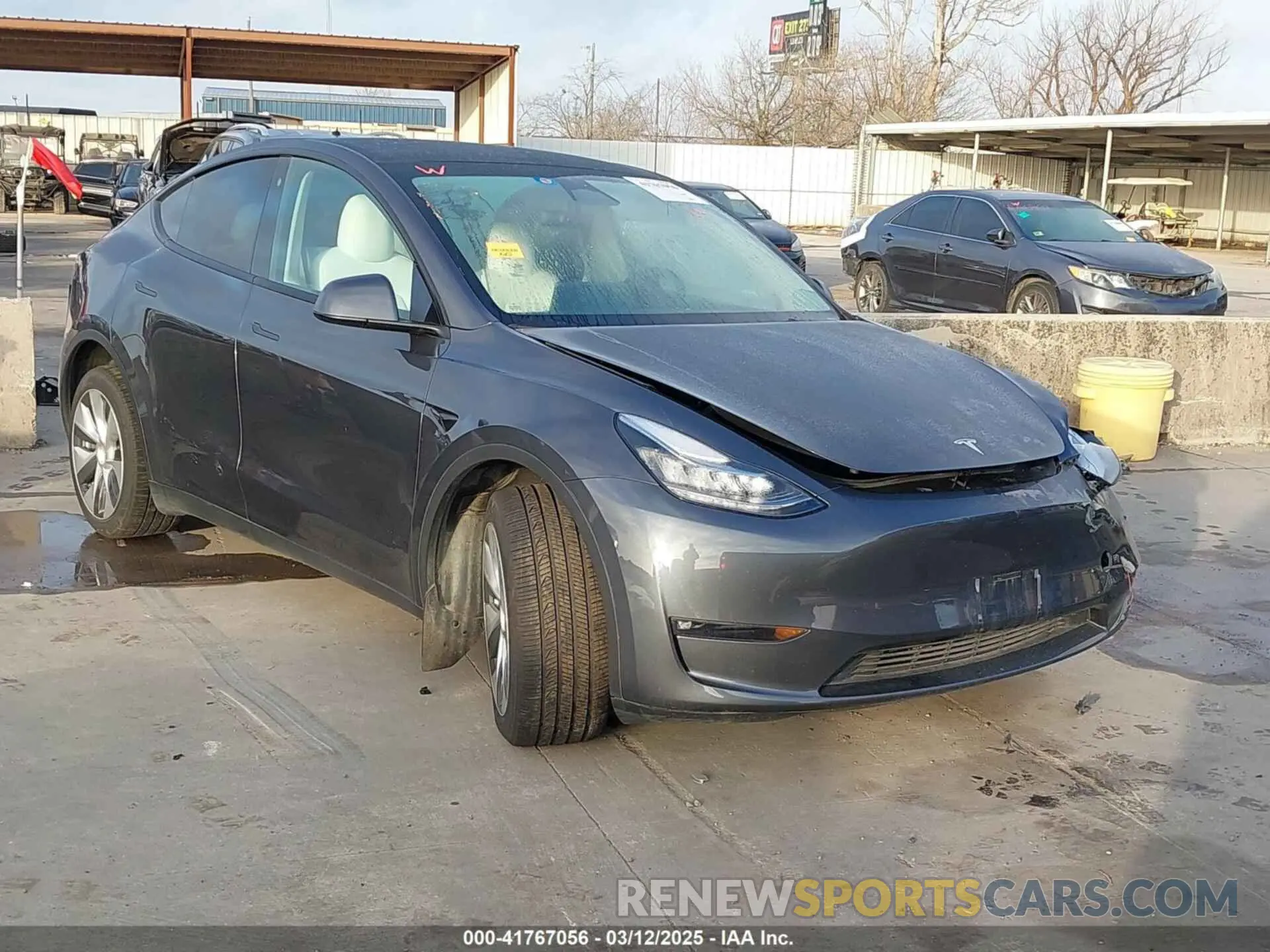 1 Photograph of a damaged car 7SAYGDEE2PF609969 TESLA MODEL Y 2023
