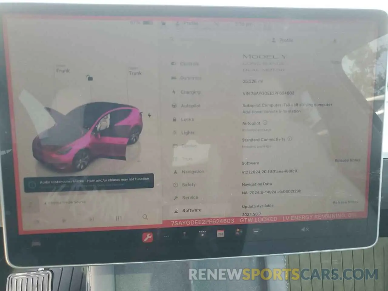 9 Фотография поврежденного автомобиля 7SAYGDEE2PF624603 TESLA MODEL Y 2023