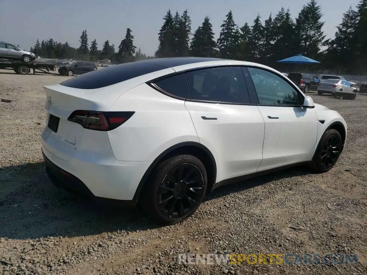 3 Фотография поврежденного автомобиля 7SAYGDEE2PF626450 TESLA MODEL Y 2023