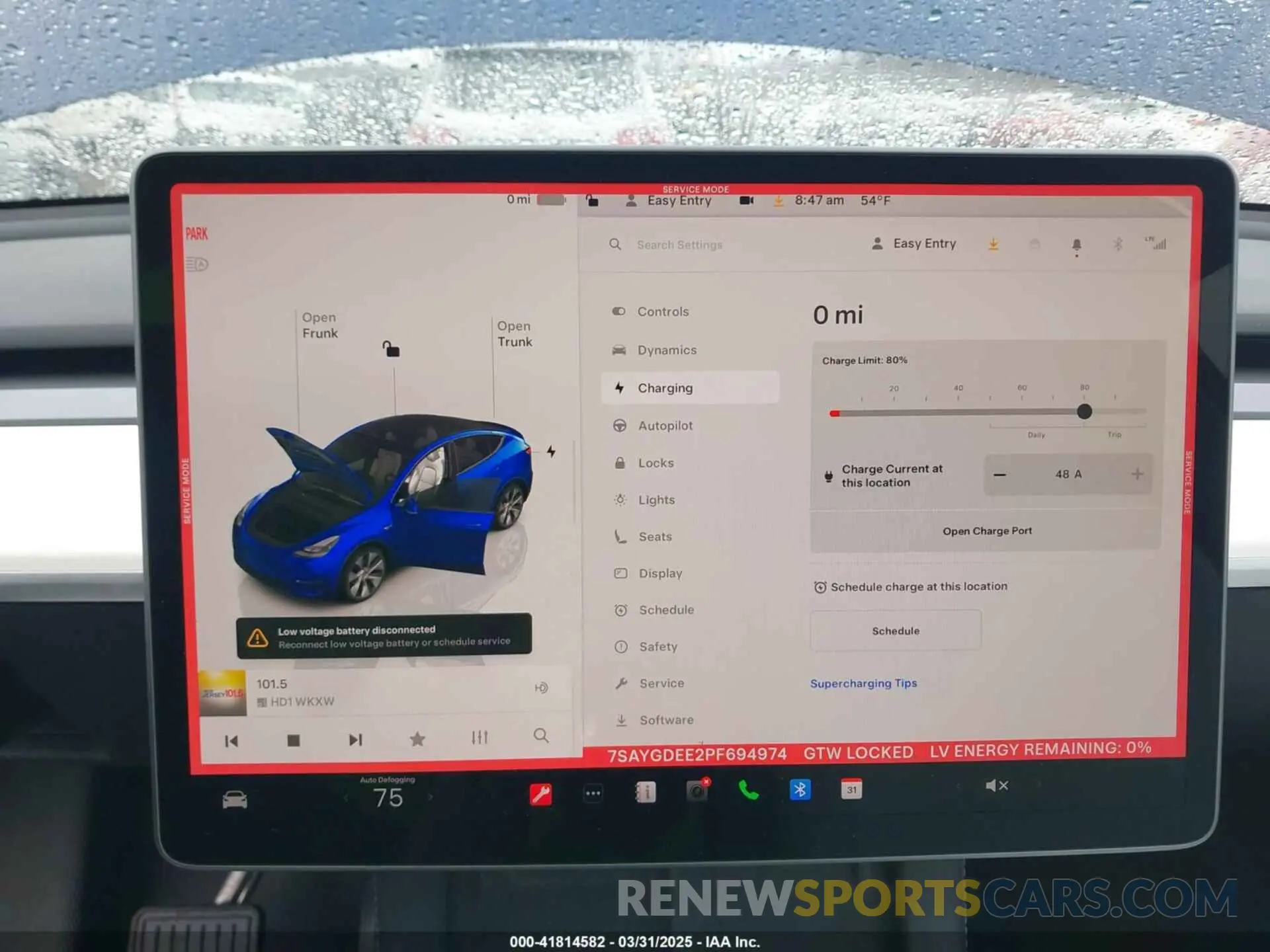 17 Фотография поврежденного автомобиля 7SAYGDEE2PF694974 TESLA MODEL Y 2023