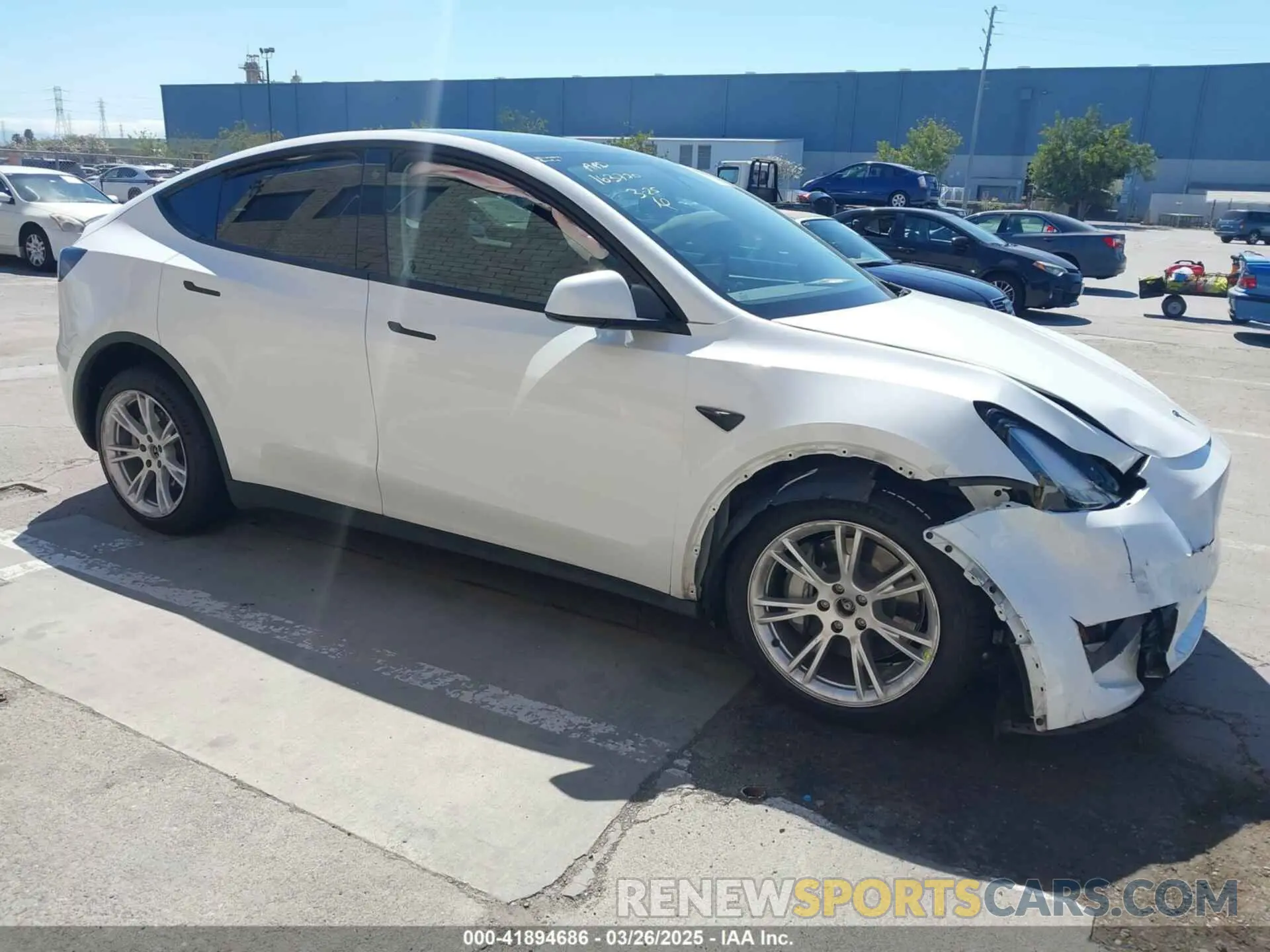 1 Photograph of a damaged car 7SAYGDEE2PF696336 TESLA MODEL Y 2023
