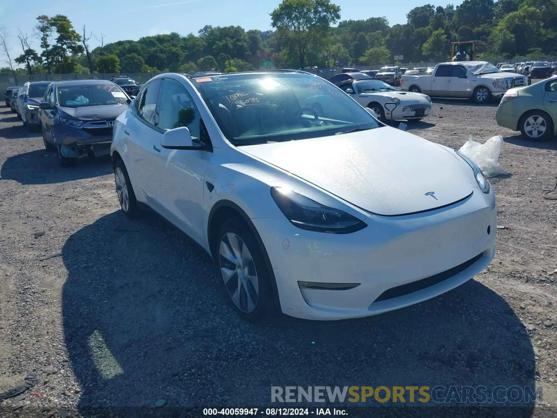 1 Фотография поврежденного автомобиля 7SAYGDEE2PF704533 TESLA MODEL Y 2023