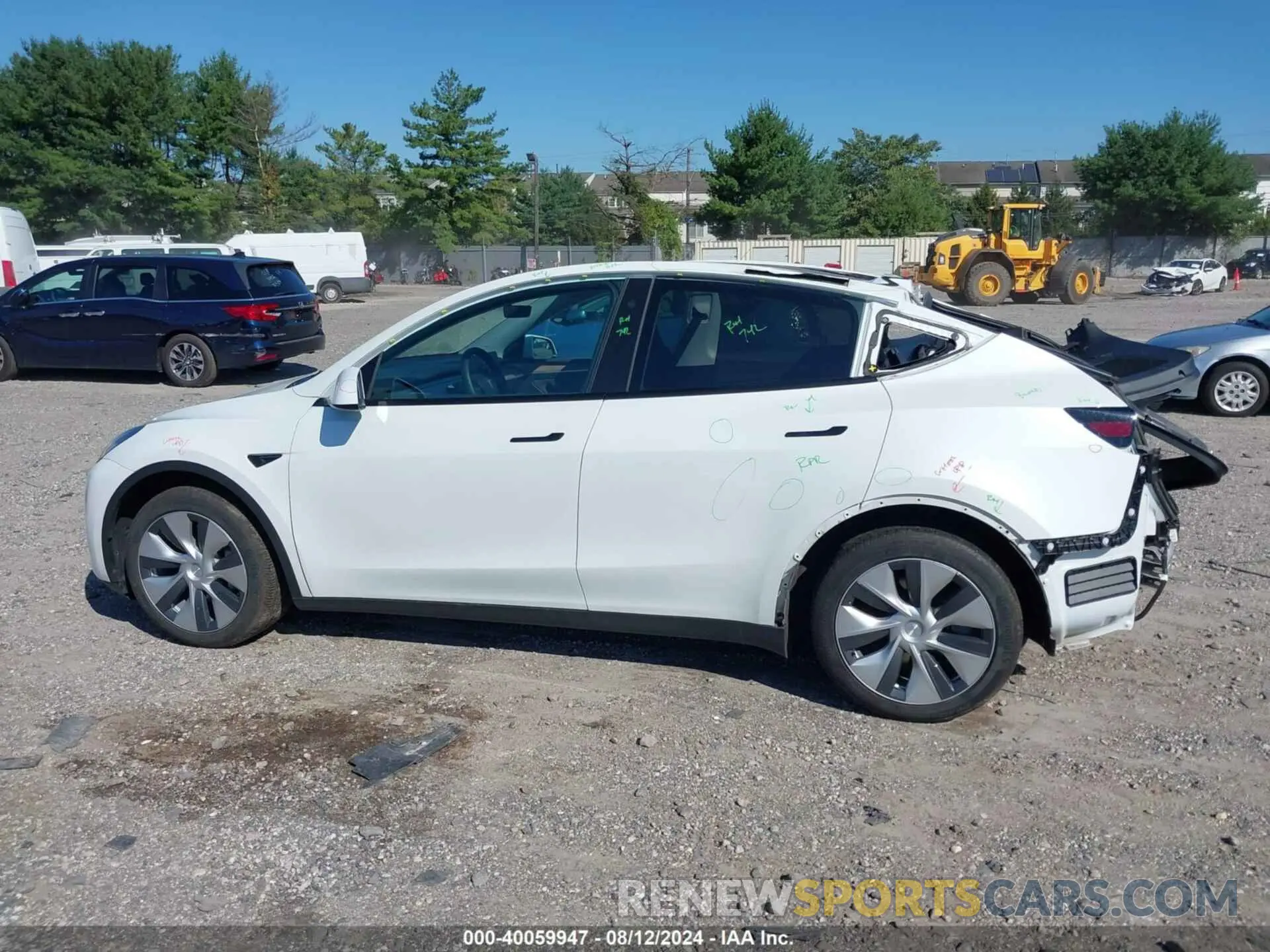 14 Фотография поврежденного автомобиля 7SAYGDEE2PF704533 TESLA MODEL Y 2023