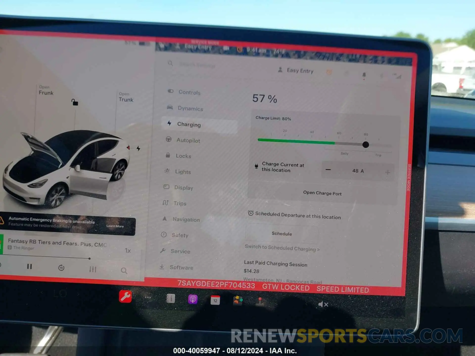 17 Фотография поврежденного автомобиля 7SAYGDEE2PF704533 TESLA MODEL Y 2023
