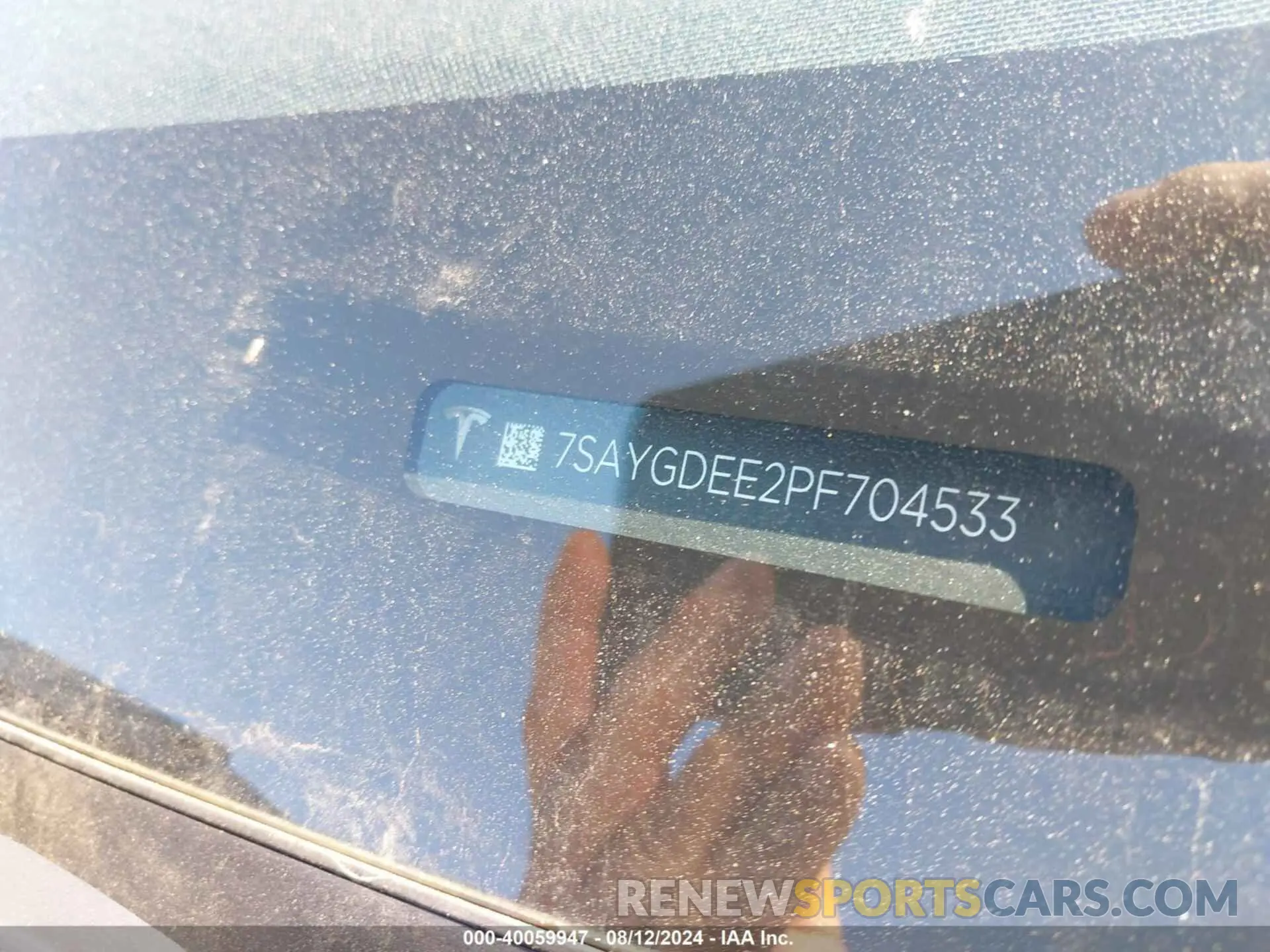 9 Фотография поврежденного автомобиля 7SAYGDEE2PF704533 TESLA MODEL Y 2023