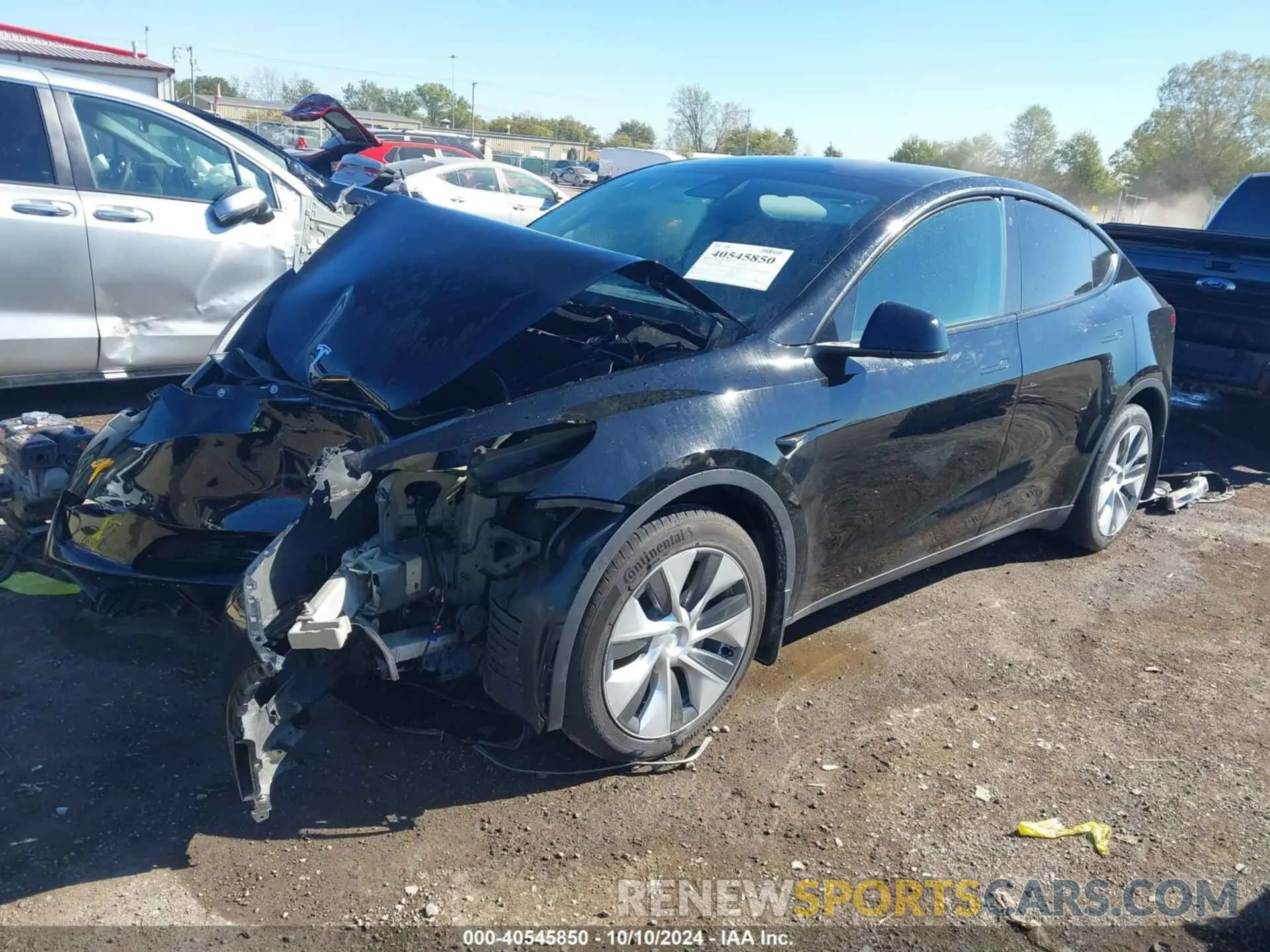 2 Photograph of a damaged car 7SAYGDEE2PF754638 TESLA MODEL Y 2023
