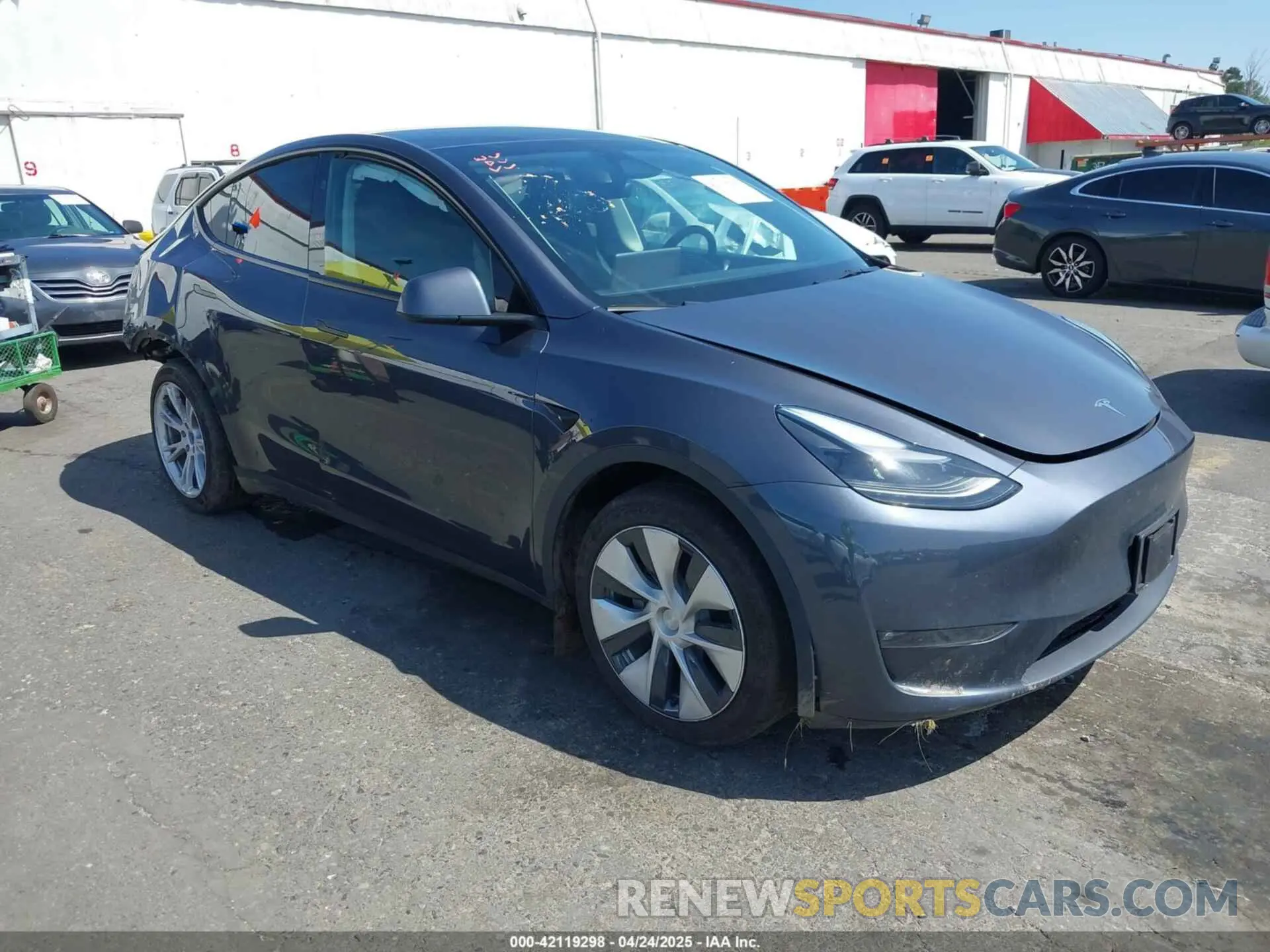 1 Фотография поврежденного автомобиля 7SAYGDEE2PF839866 TESLA MODEL Y 2023