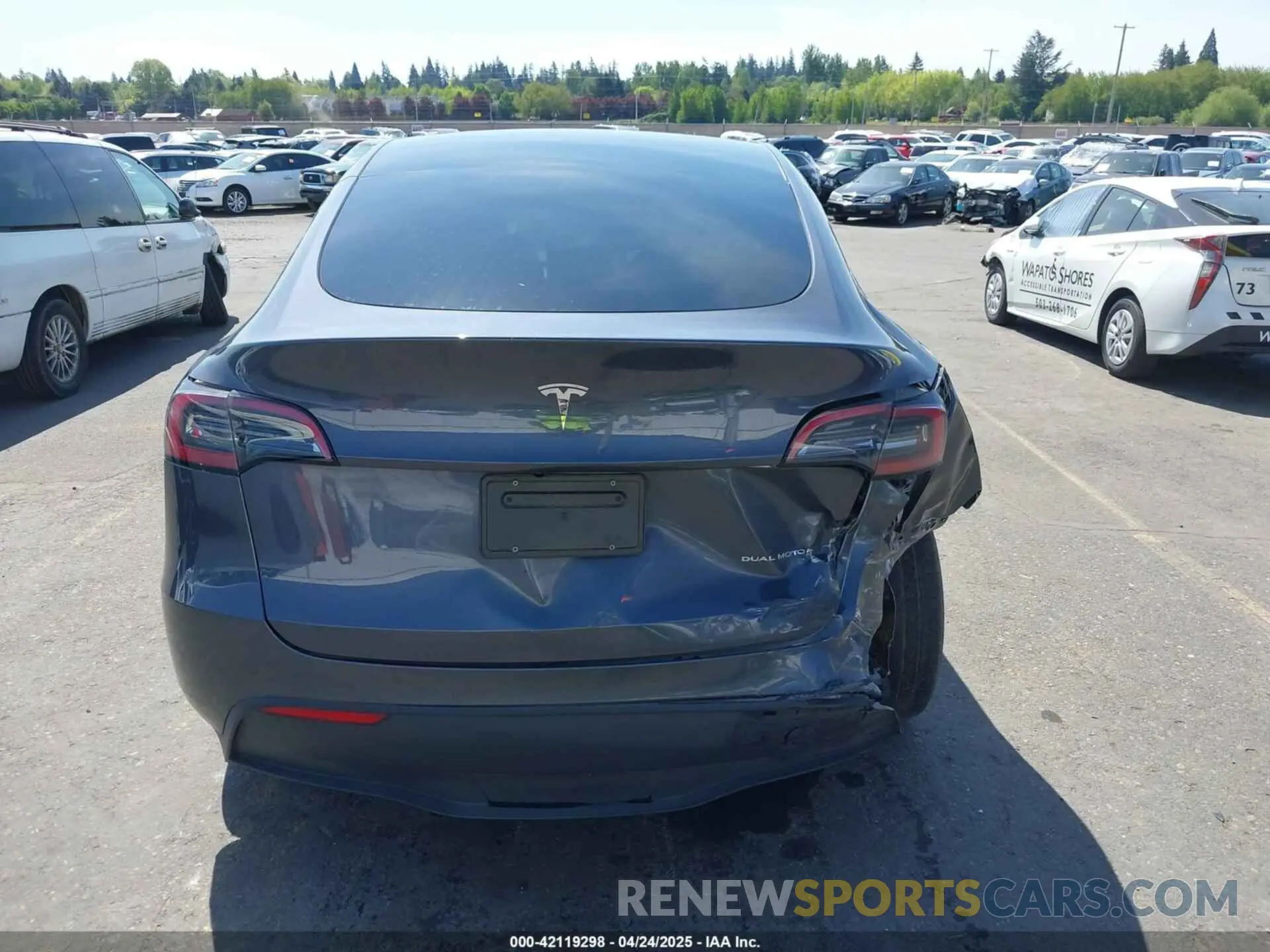 15 Фотография поврежденного автомобиля 7SAYGDEE2PF839866 TESLA MODEL Y 2023