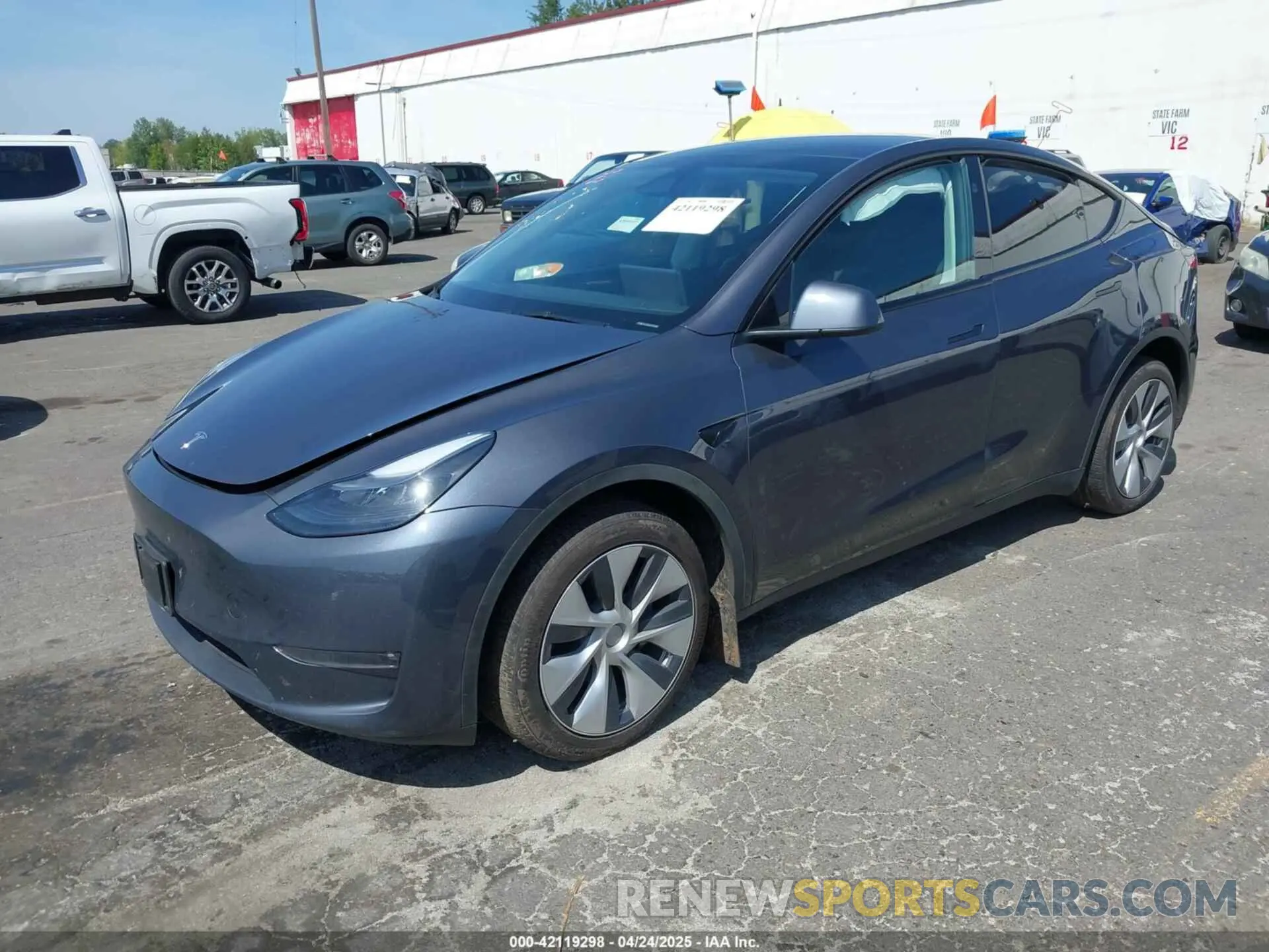 2 Фотография поврежденного автомобиля 7SAYGDEE2PF839866 TESLA MODEL Y 2023