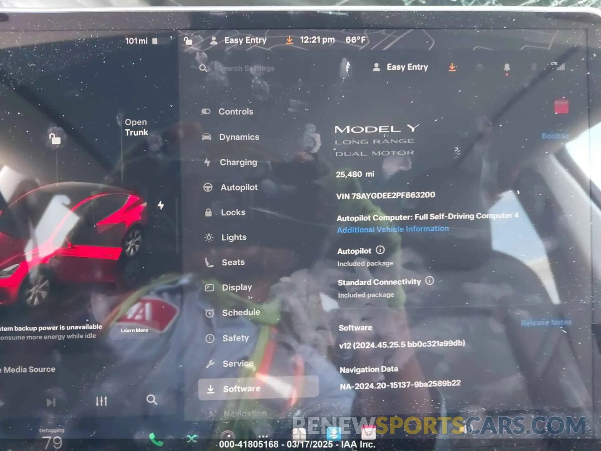 7 Photograph of a damaged car 7SAYGDEE2PF863200 TESLA MODEL Y 2023