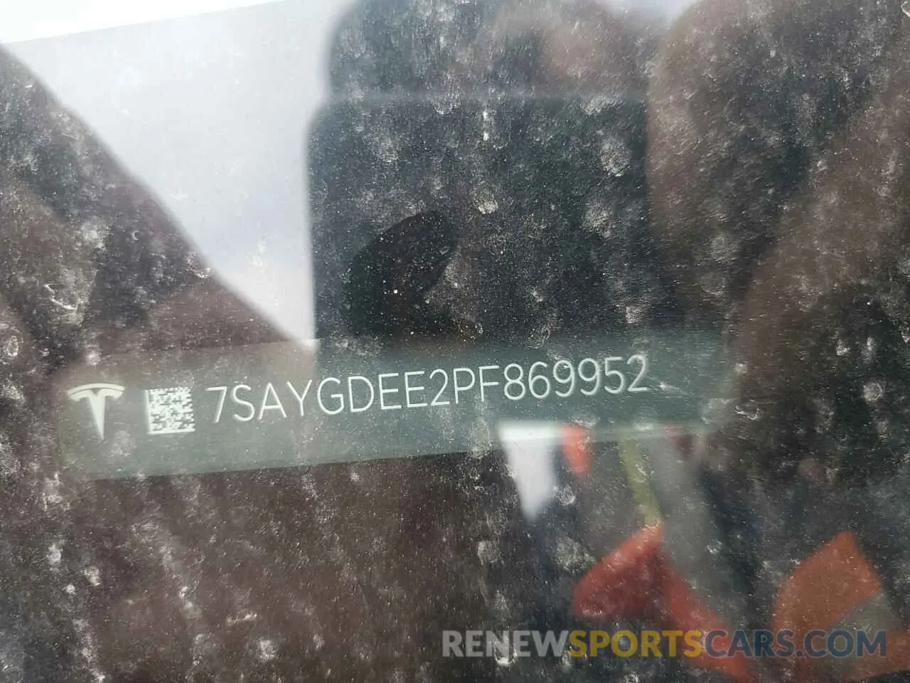 13 Photograph of a damaged car 7SAYGDEE2PF869952 TESLA MODEL Y 2023