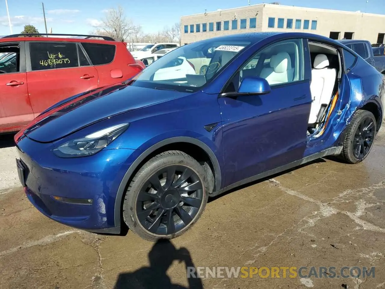 1 Фотография поврежденного автомобиля 7SAYGDEE2PF872902 TESLA MODEL Y 2023