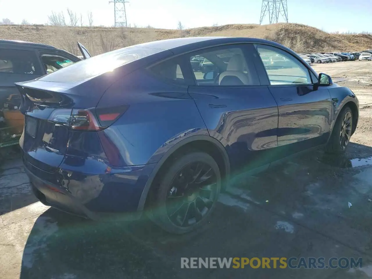 3 Фотография поврежденного автомобиля 7SAYGDEE2PF872902 TESLA MODEL Y 2023