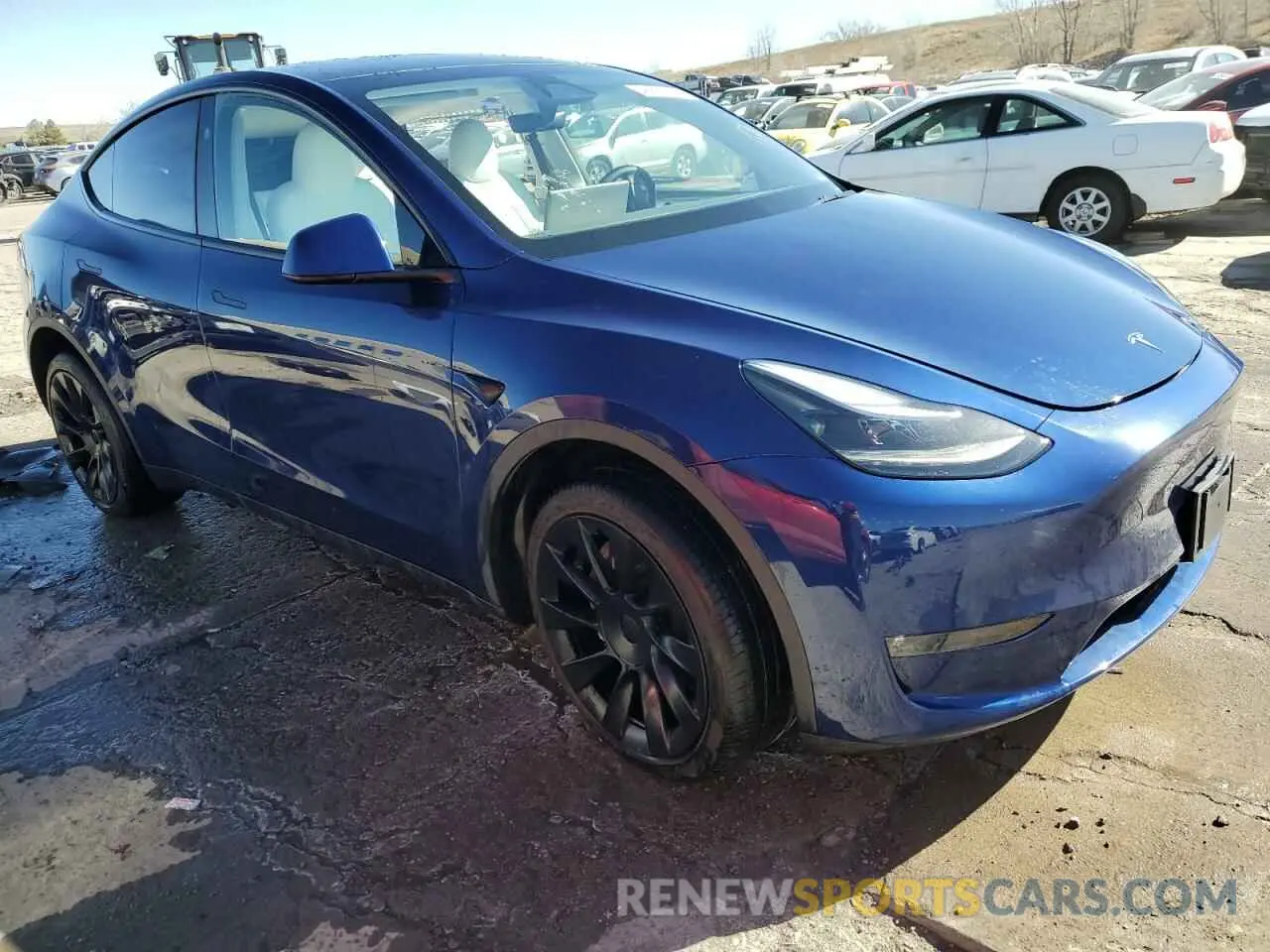4 Фотография поврежденного автомобиля 7SAYGDEE2PF872902 TESLA MODEL Y 2023