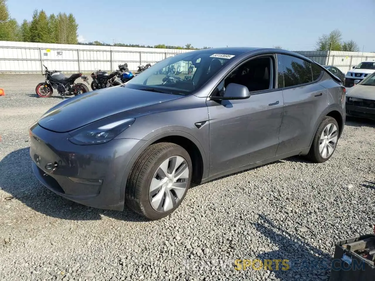 1 Фотография поврежденного автомобиля 7SAYGDEE2PF912797 TESLA MODEL Y 2023