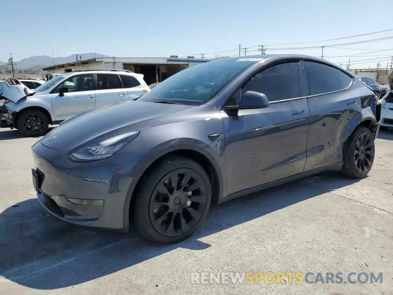 1 Photograph of a damaged car 7SAYGDEE3PA023925 TESLA MODEL Y 2023
