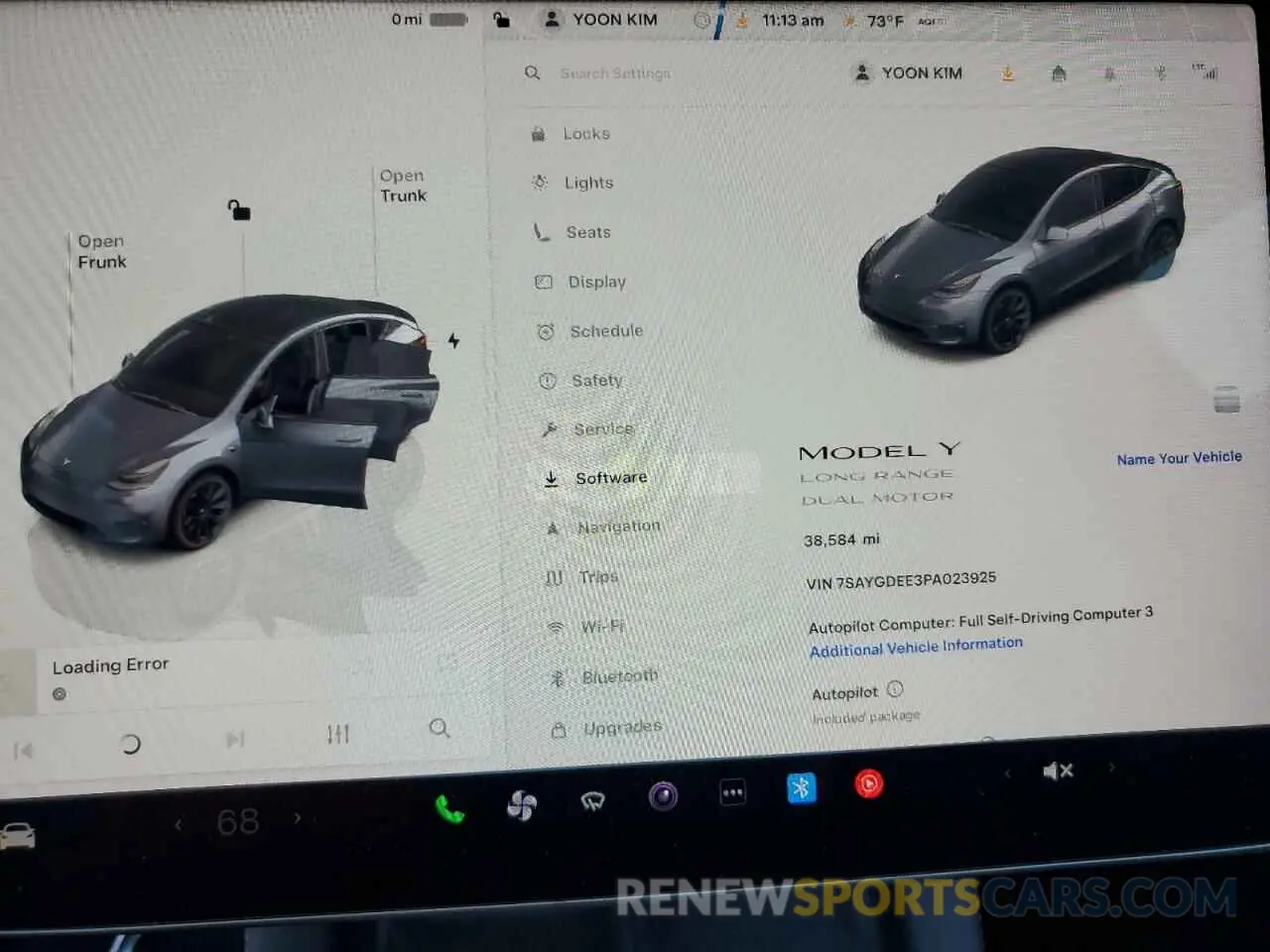 9 Фотография поврежденного автомобиля 7SAYGDEE3PA023925 TESLA MODEL Y 2023