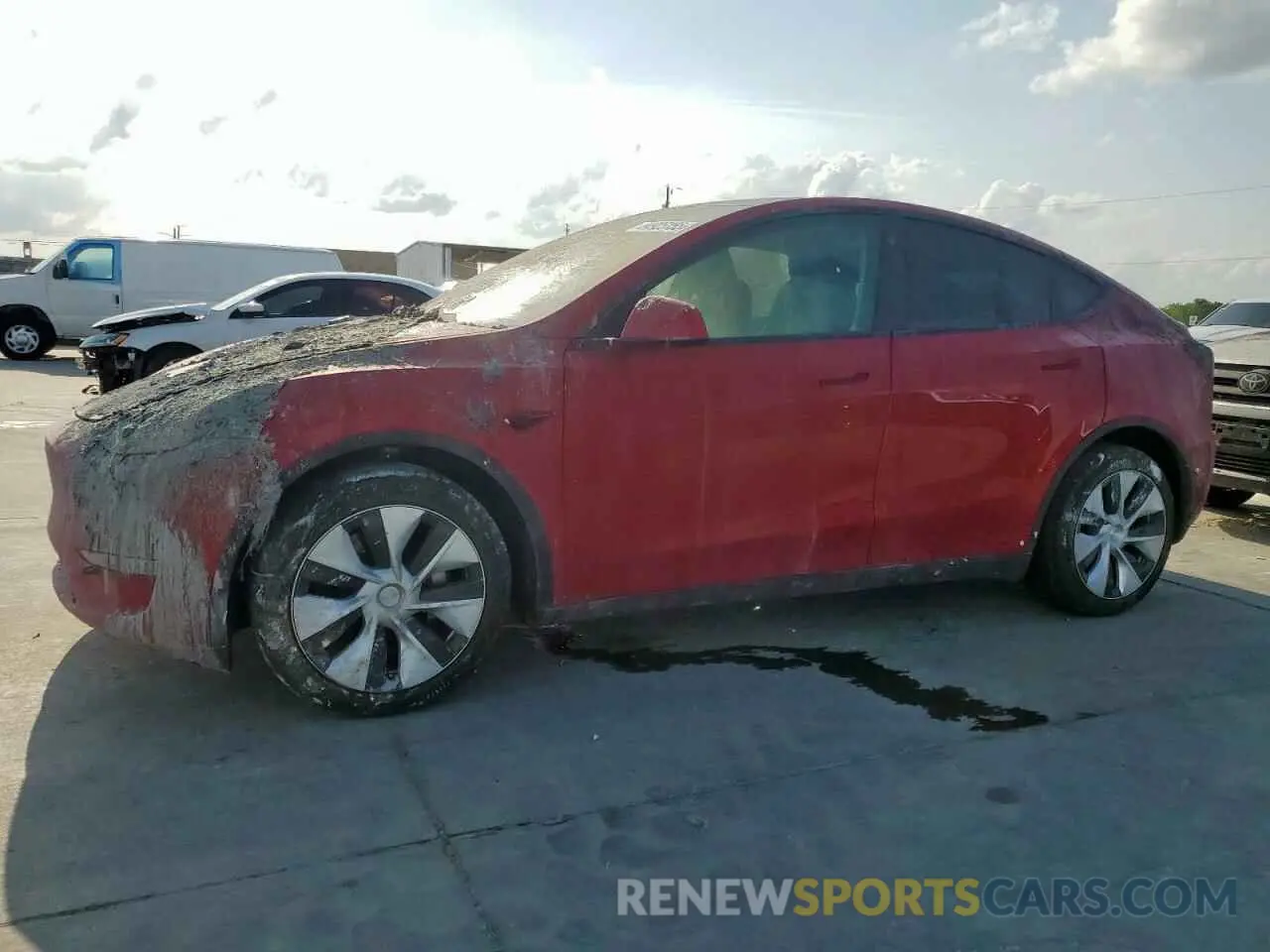 1 Photograph of a damaged car 7SAYGDEE3PA028462 TESLA MODEL Y 2023