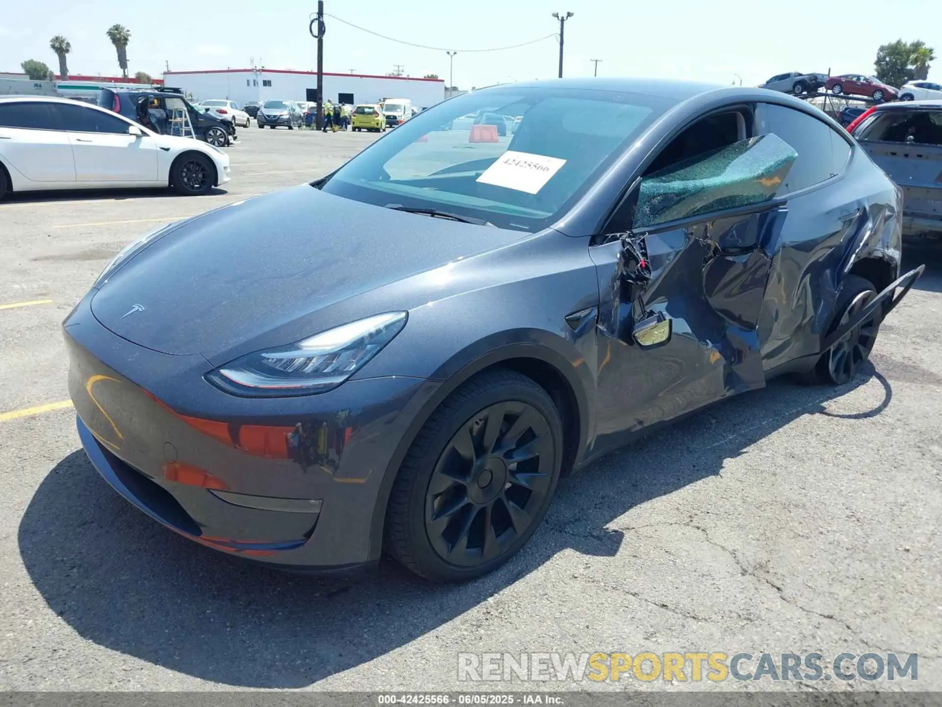 2 Photograph of a damaged car 7SAYGDEE3PA033905 TESLA MODEL Y 2023