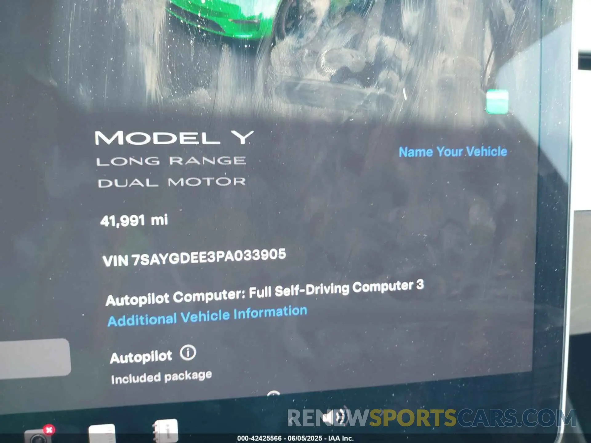 7 Photograph of a damaged car 7SAYGDEE3PA033905 TESLA MODEL Y 2023