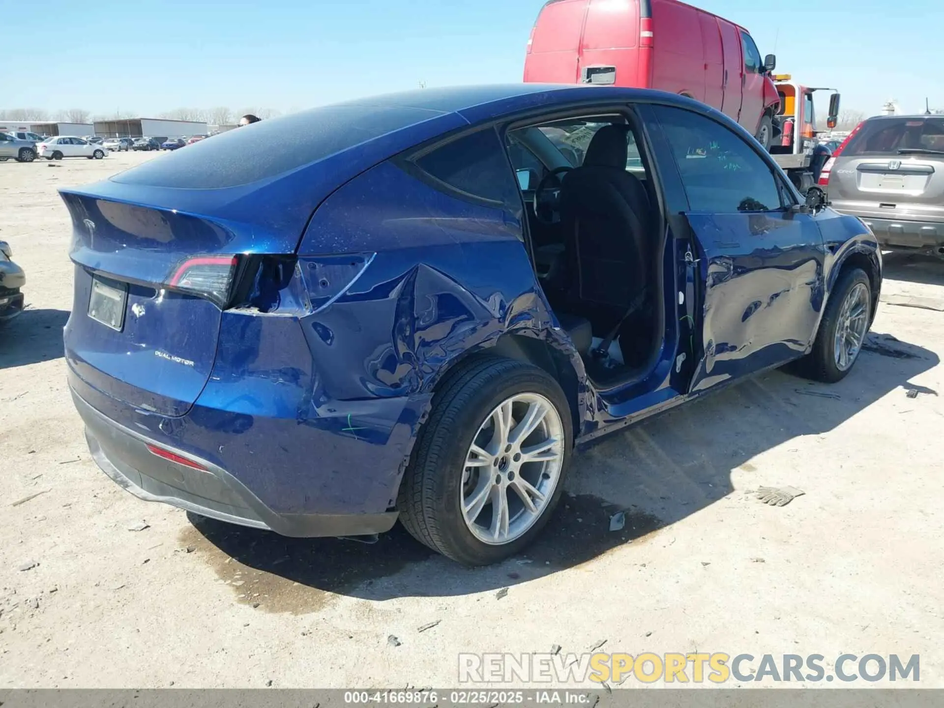 4 Фотография поврежденного автомобиля 7SAYGDEE3PA047108 TESLA MODEL Y 2023
