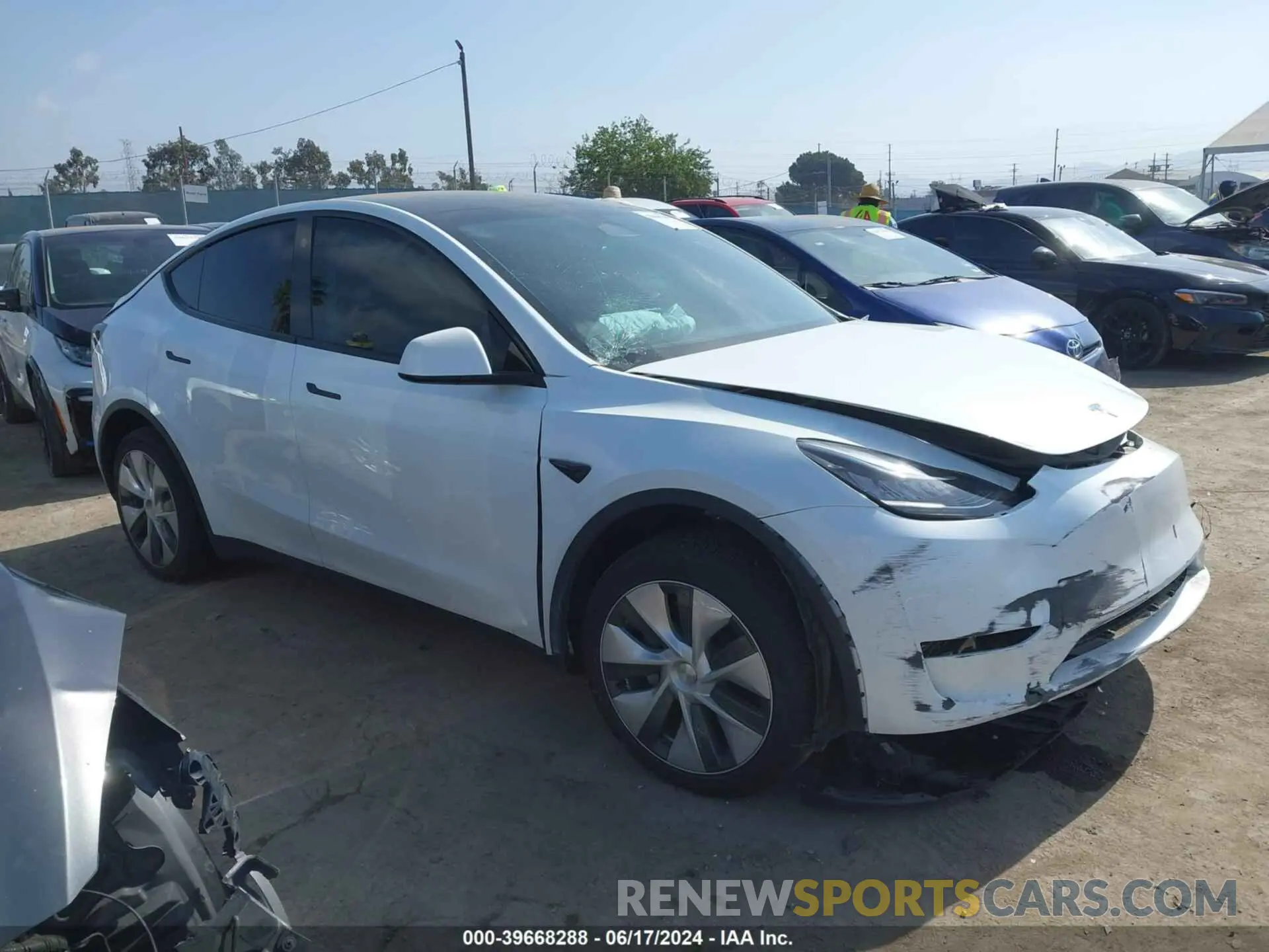 1 Photograph of a damaged car 7SAYGDEE3PA067942 TESLA MODEL Y 2023