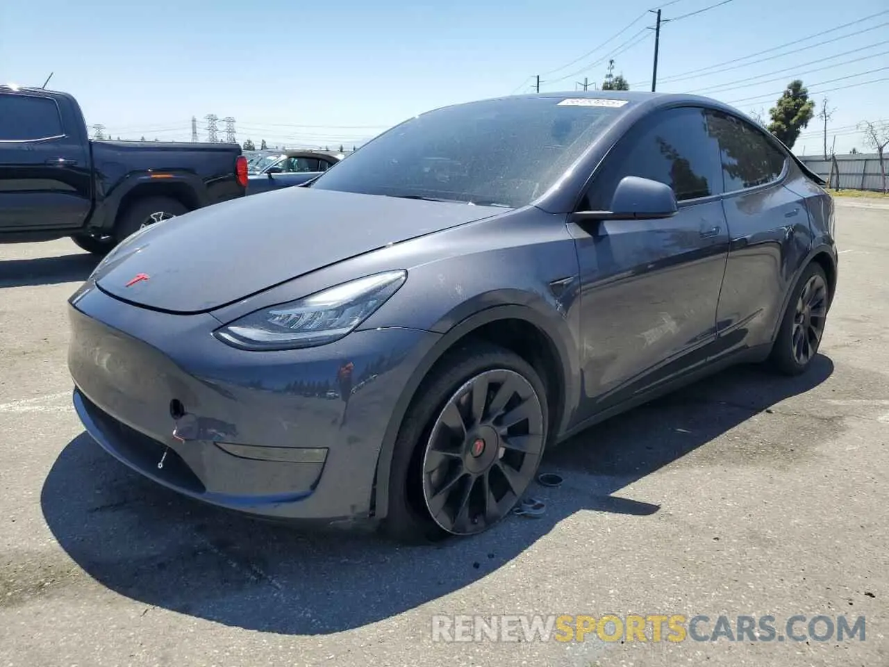 1 Photograph of a damaged car 7SAYGDEE3PA104567 TESLA MODEL Y 2023