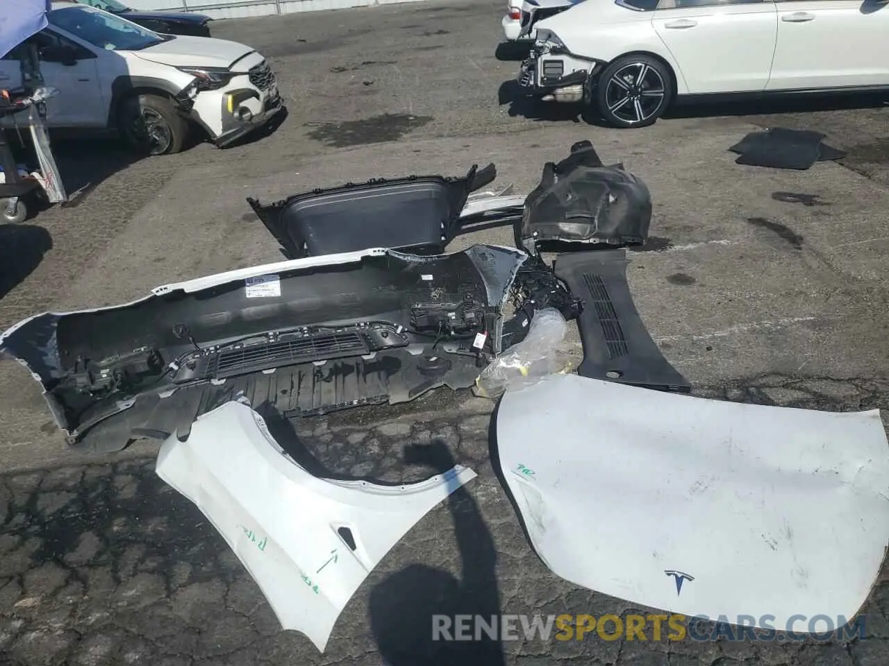 12 Фотография поврежденного автомобиля 7SAYGDEE3PA108330 TESLA MODEL Y 2023