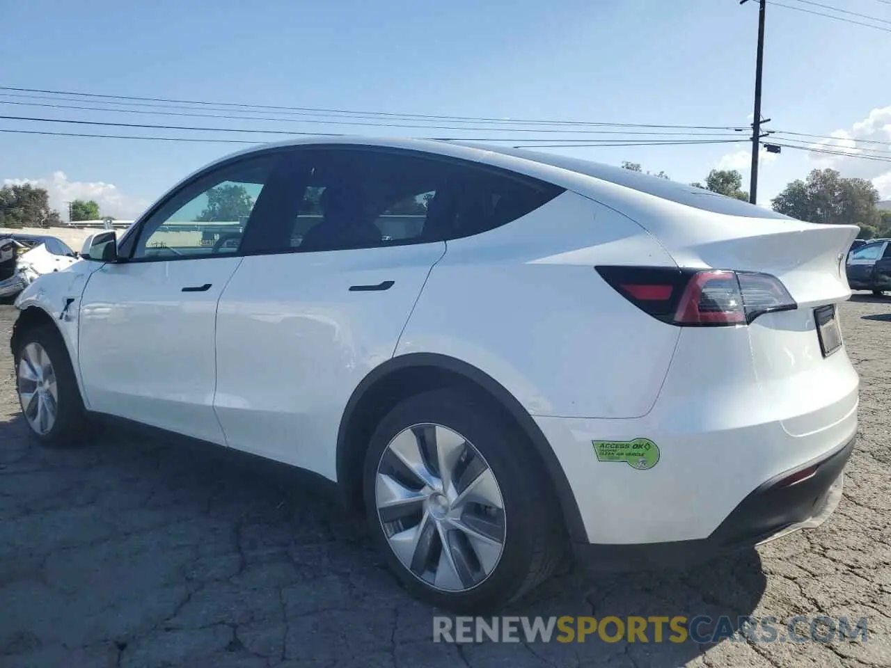 2 Фотография поврежденного автомобиля 7SAYGDEE3PA108330 TESLA MODEL Y 2023