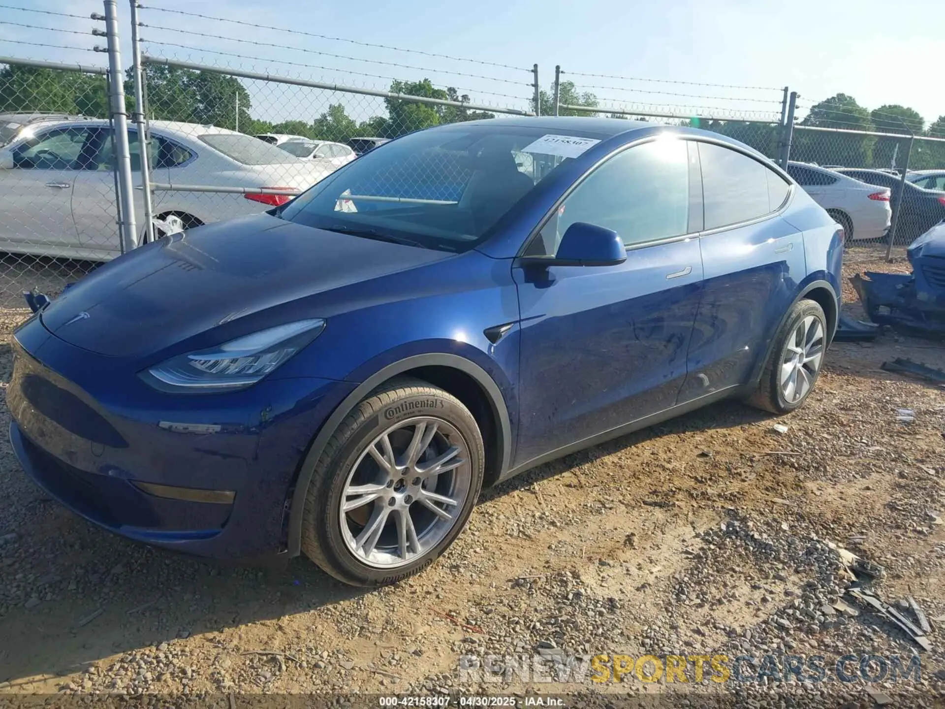 2 Фотография поврежденного автомобиля 7SAYGDEE3PA114256 TESLA MODEL Y 2023