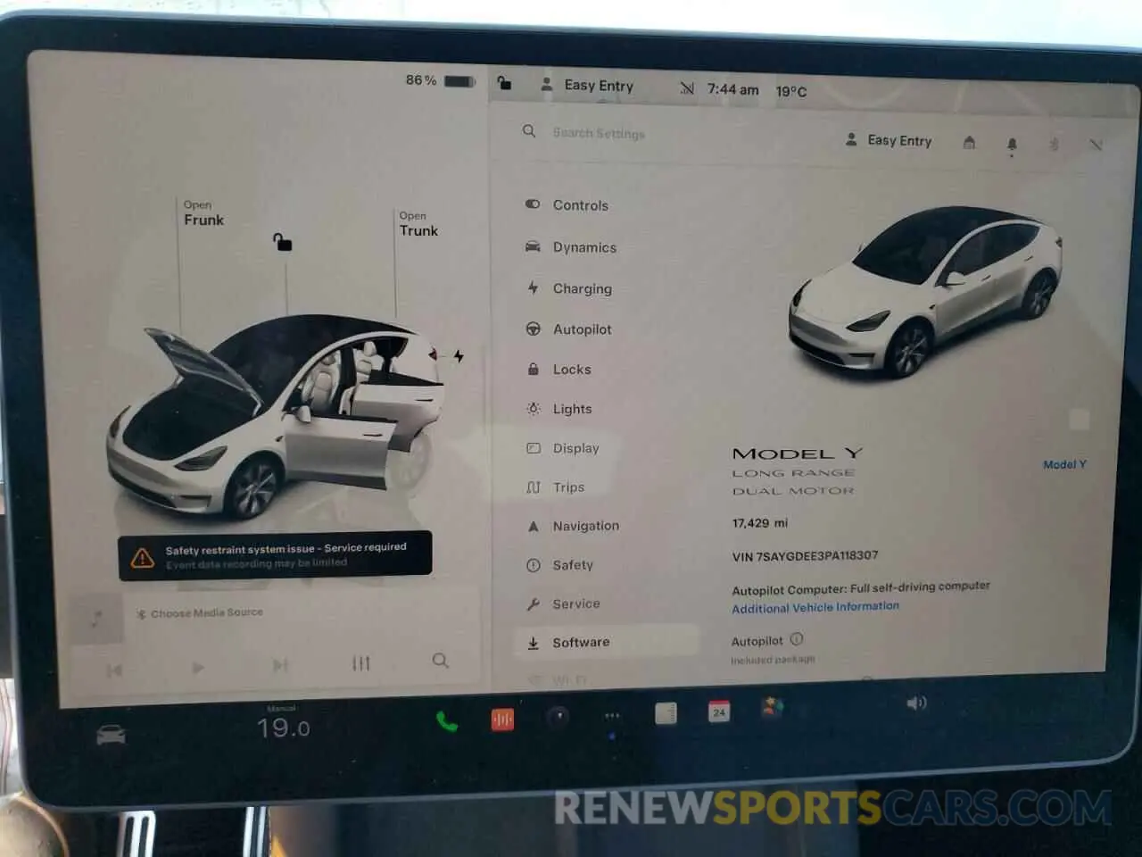 9 Photograph of a damaged car 7SAYGDEE3PA118307 TESLA MODEL Y 2023