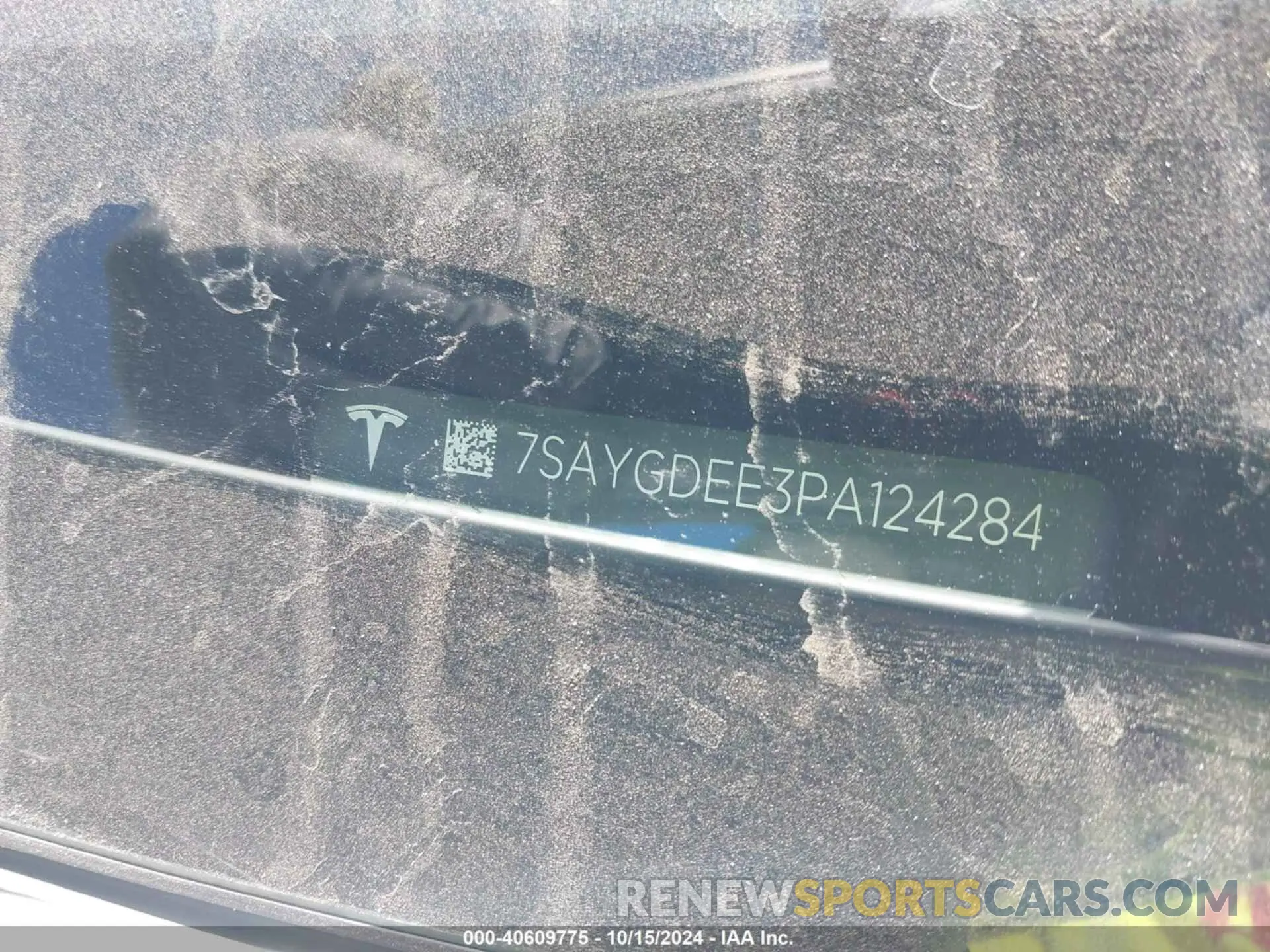 9 Photograph of a damaged car 7SAYGDEE3PA124284 TESLA MODEL Y 2023
