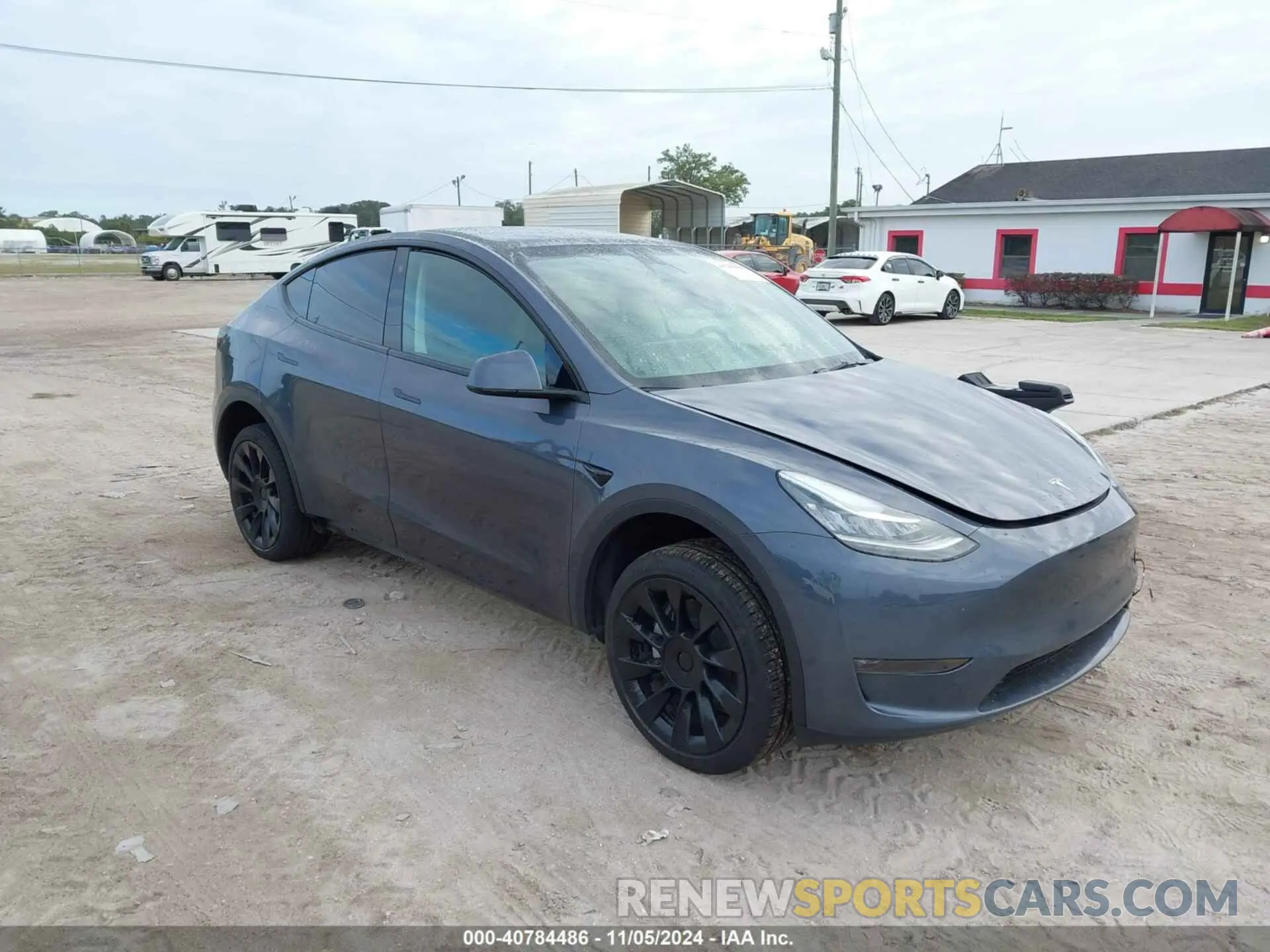 1 Фотография поврежденного автомобиля 7SAYGDEE3PA127749 TESLA MODEL Y 2023