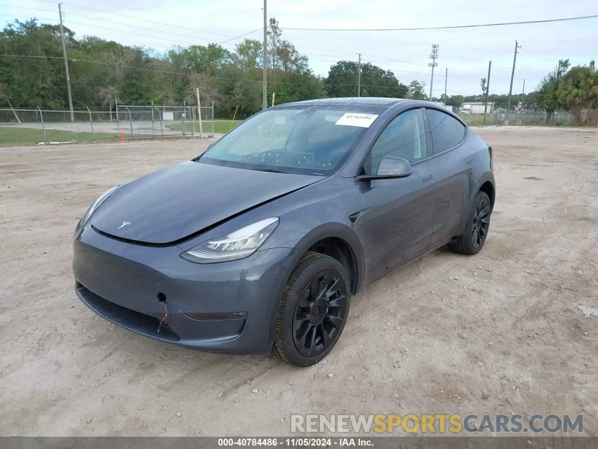 2 Фотография поврежденного автомобиля 7SAYGDEE3PA127749 TESLA MODEL Y 2023
