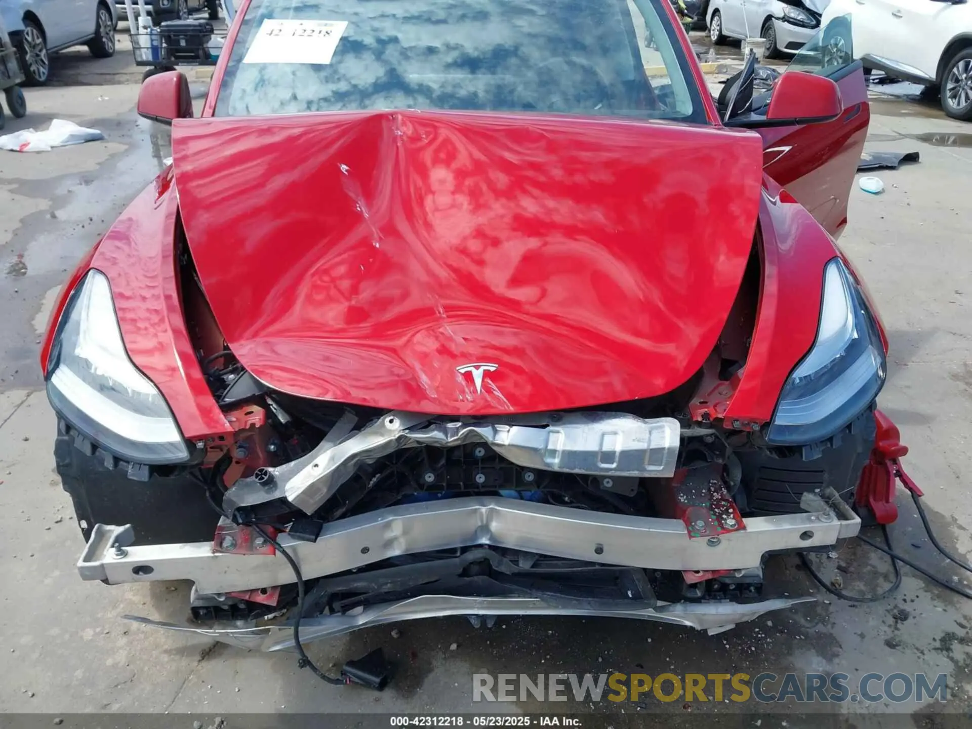 6 Photograph of a damaged car 7SAYGDEE3PA143353 TESLA MODEL Y 2023