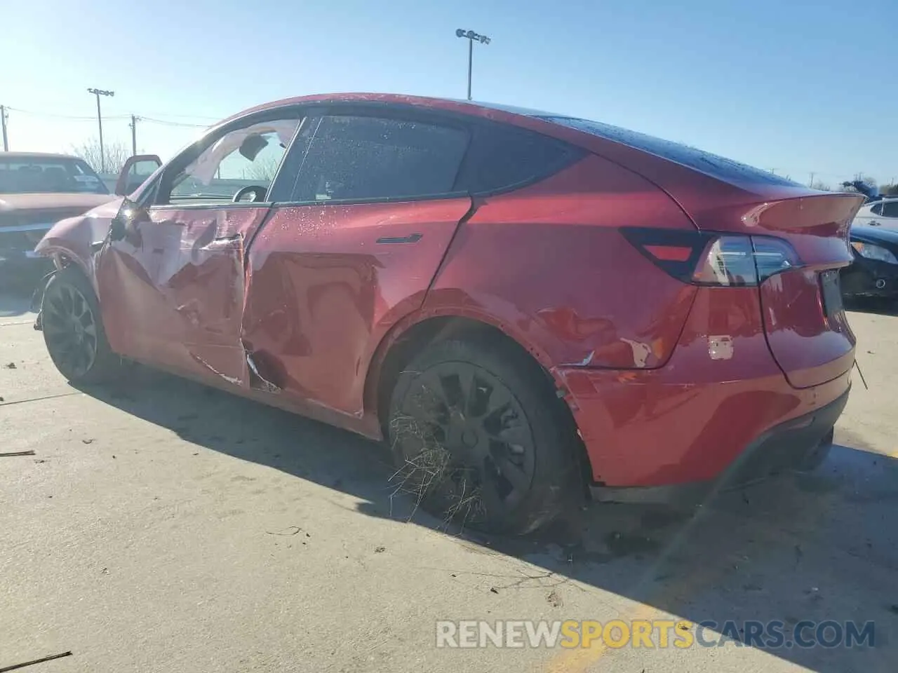 2 Фотография поврежденного автомобиля 7SAYGDEE3PA155261 TESLA MODEL Y 2023
