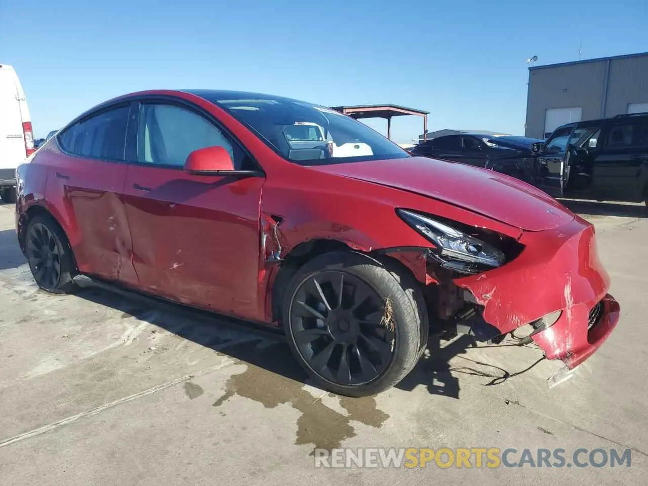 4 Фотография поврежденного автомобиля 7SAYGDEE3PA155261 TESLA MODEL Y 2023