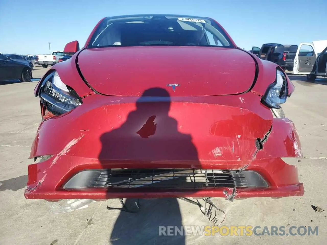5 Фотография поврежденного автомобиля 7SAYGDEE3PA155261 TESLA MODEL Y 2023