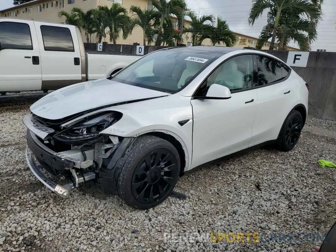 1 Фотография поврежденного автомобиля 7SAYGDEE3PA178314 TESLA MODEL Y 2023