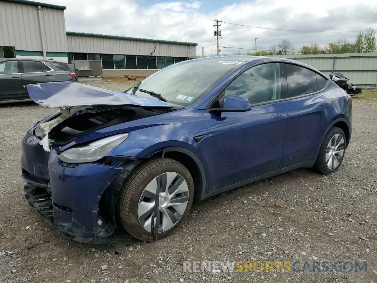 1 Фотография поврежденного автомобиля 7SAYGDEE3PA198305 TESLA MODEL Y 2023