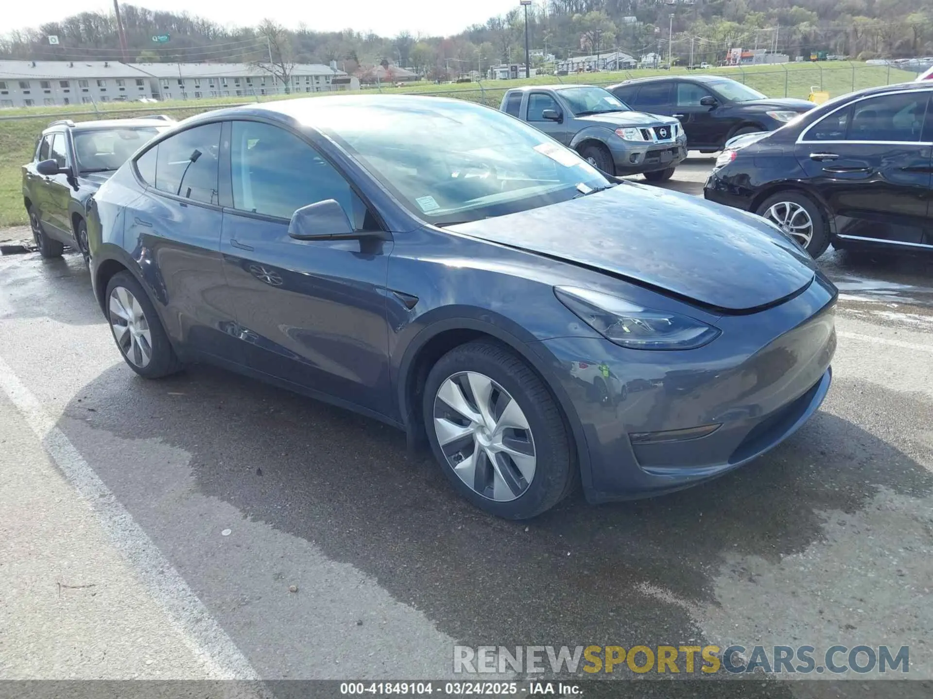 1 Фотография поврежденного автомобиля 7SAYGDEE3PA204992 TESLA MODEL Y 2023