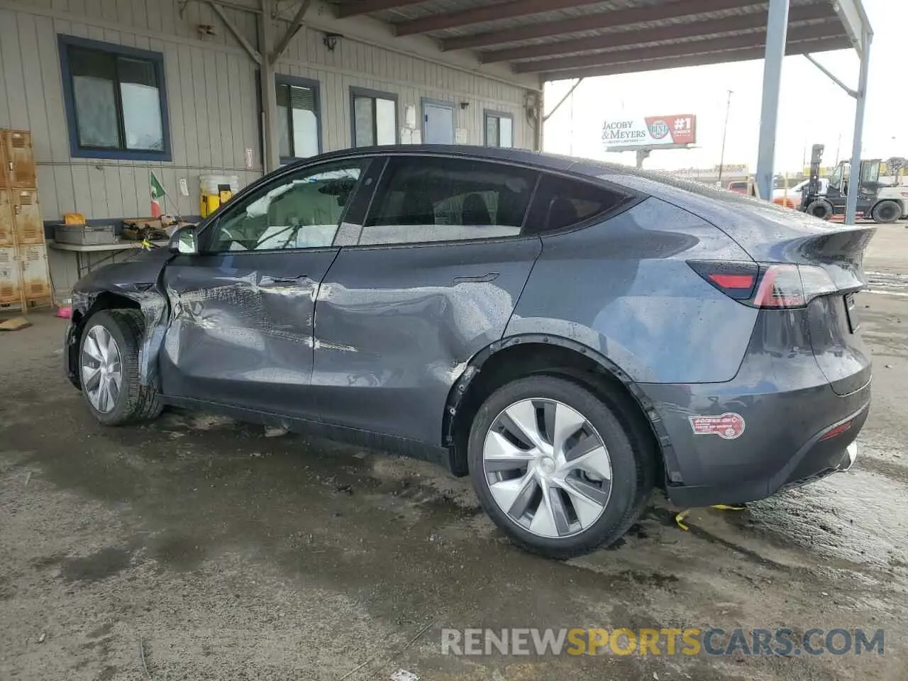 2 Photograph of a damaged car 7SAYGDEE3PA209352 TESLA MODEL Y 2023