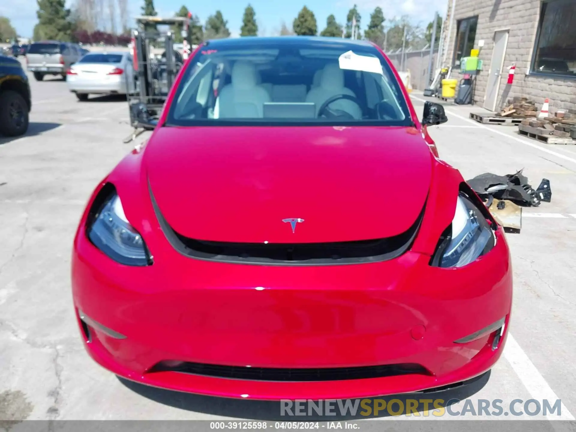 12 Photograph of a damaged car 7SAYGDEE3PF616588 TESLA MODEL Y 2023