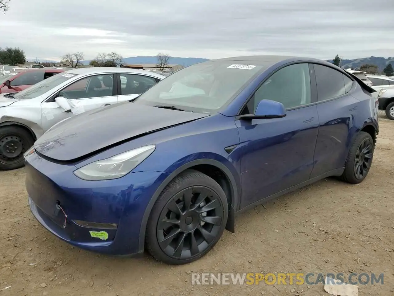 1 Фотография поврежденного автомобиля 7SAYGDEE3PF667539 TESLA MODEL Y 2023