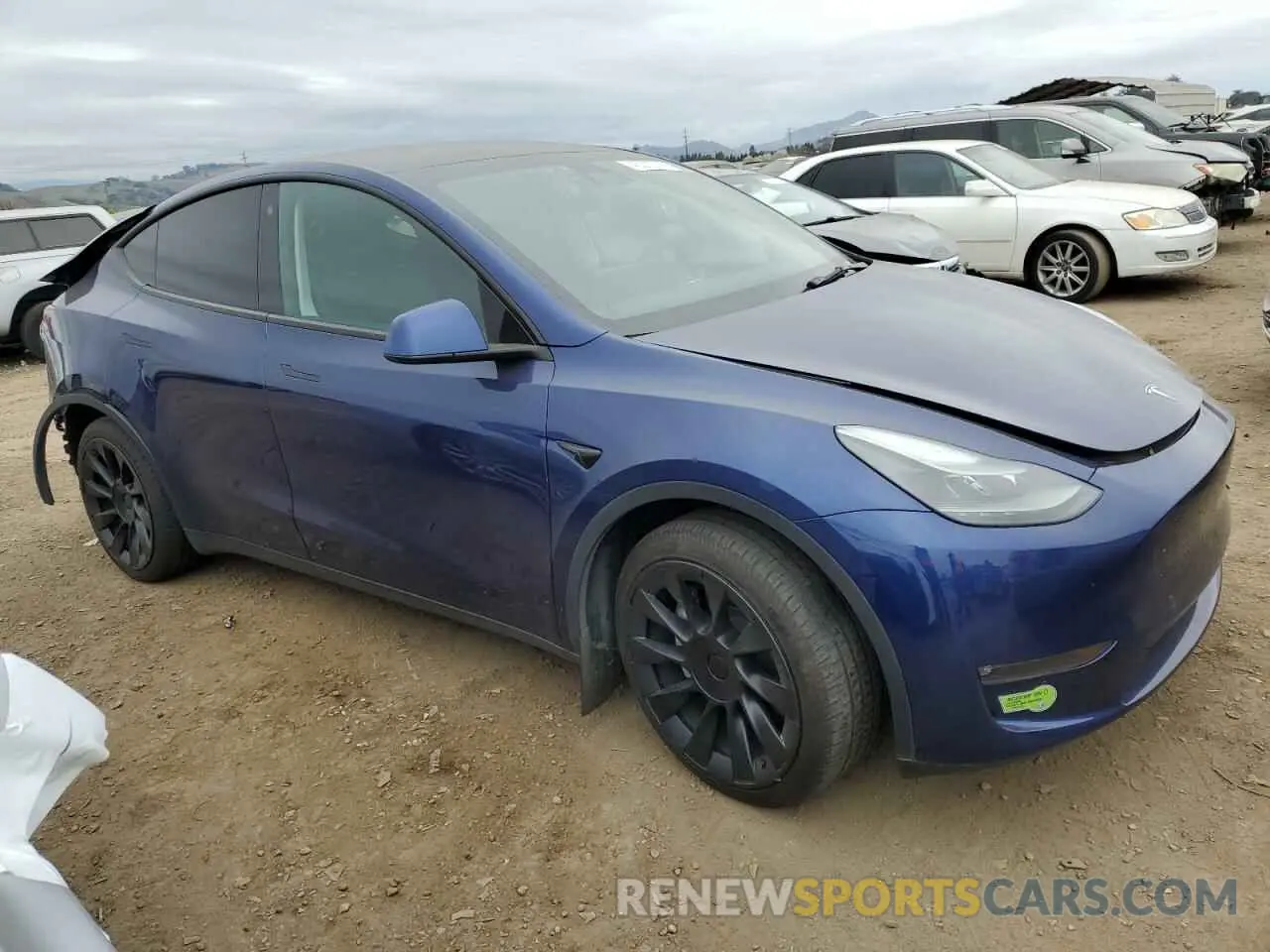 4 Фотография поврежденного автомобиля 7SAYGDEE3PF667539 TESLA MODEL Y 2023