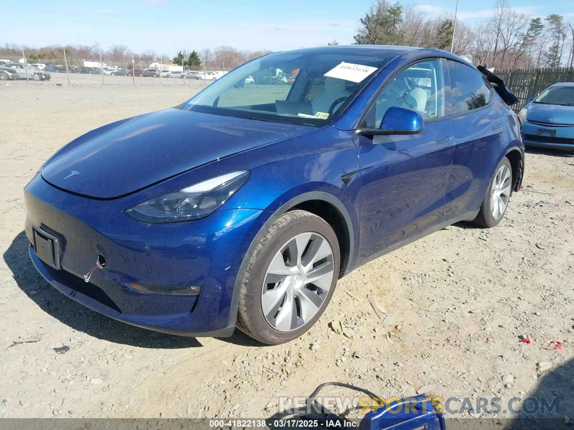 2 Photograph of a damaged car 7SAYGDEE3PF674457 TESLA MODEL Y 2023