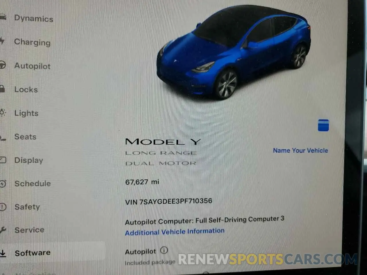 9 Photograph of a damaged car 7SAYGDEE3PF710356 TESLA MODEL Y 2023